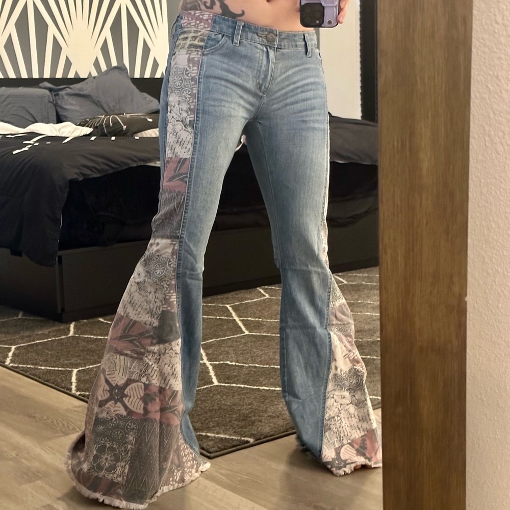 Free people denim bellbottoms